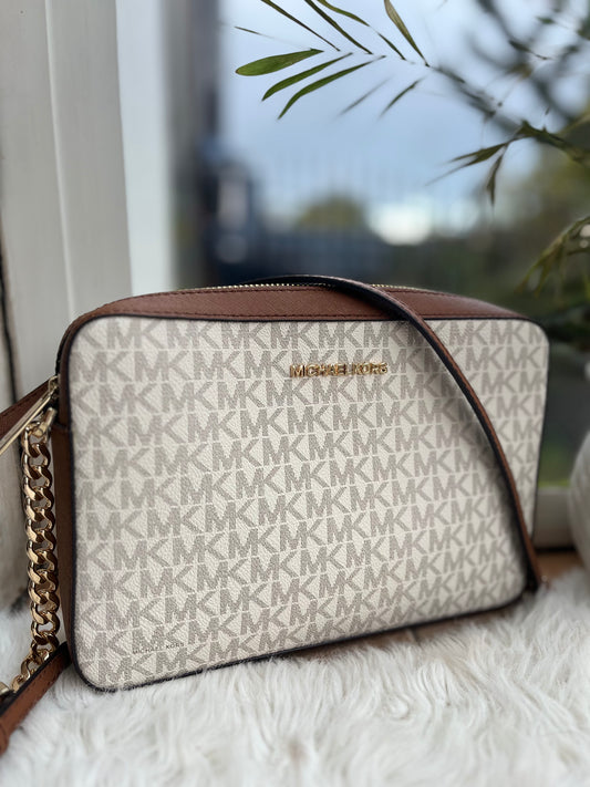 Crossbody Michael Kors vainilla